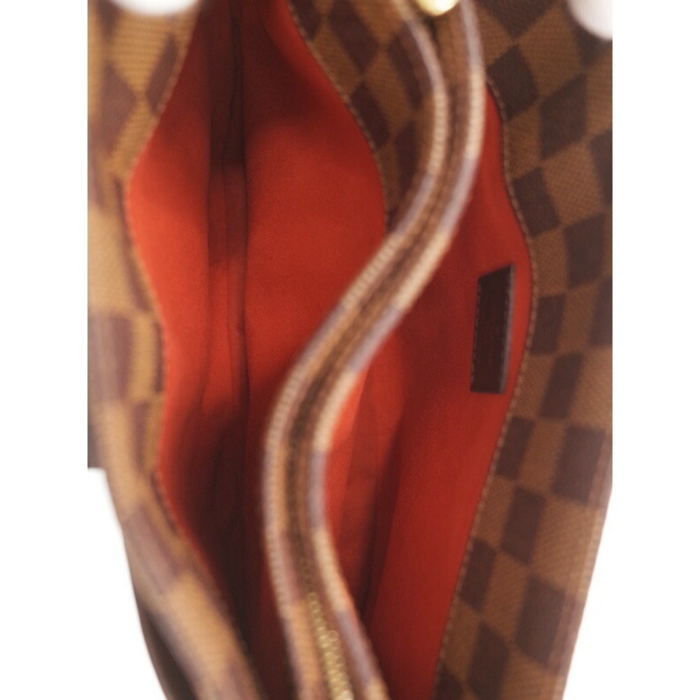 Louis Vuitton Ebene Damier Shoulder Brown Bag Canvas Aubagne - Picture 3 of 8